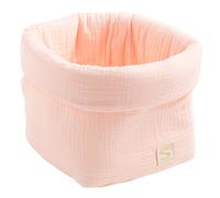 Panière De Rangement En Double Gaze De Coton - Uni Petale Rose TU