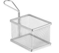 Paniers à frites miniatures 125x100x(H)85 mm Hendi Gris