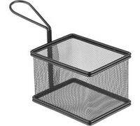 Paniers à frites miniatures noir mat 125x100x(H)85 mm Hendi Noir