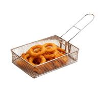 Paniers à frites - Panier à frites en acier inoxydable - Pour camping, pique-nique, randonnée, fête, barbecue, cuisine, restaurant, dortoir