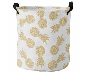 Paniers À Linge Ananas Tropical D'Été, Fruit Exotique Pour 34X42CM