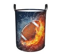Paniers À Linge Football De Rugby À L'Eau De Feu Pour 34X42CM