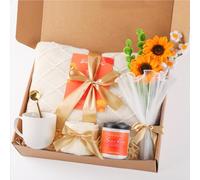 Paniers cadeaux pour elle, cadeaux d'anniversaire uniques pour femme, ensemble de cadeaux d'anniversaire pour meilleure amie, coffret cadeau « Get Well Soon », cadeau de soleil, tournesol, emballage