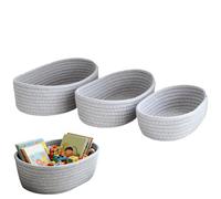 Paniers De Rangement,Corbeille En Coton Pliable - Panier À Linge | Pour Vêtements Couvertures Serviettes Bébé Dortoir Placard Salle De Bain Cellier Salon Chambre