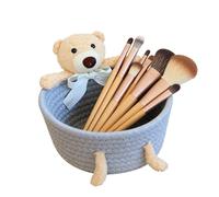 Paniers tissés de rangement Charmant Panier pour en Corde en Coton Gain de | Corbeilles rangement tissées lapin et ours pour Livre Décoration Maison Outil Chambre Salon Salle de Bains Buande