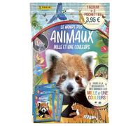 PANINI Animaux 2025 Album + 3 Pochettes