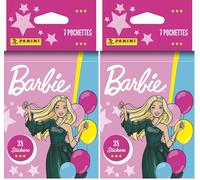 PANINI Barbie 65EME Anniversaire Blister 7 Pochettes (Lot de 2)