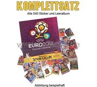 Panini EM 2012 - Jeu complet avec album (Y COMPRIS les autocollants spéciaux pour l'Allemagne)