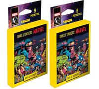 Panini Marvel Comics - dans l'univers Marvel Blister 9 Pochettes (Lot de 2)