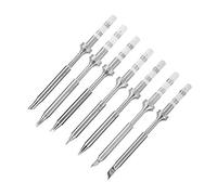Panne de Fer à souder, Remplacement de Mini Pointes de Fer à souder en Acier Inoxydable pour Fer à souder TS100 avec 7 Types(TS100 7PCS)