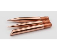 Panne Fer à Souder - Lot de 3 Pointes en Cuivre Pur 99,99% | Filetage M4 pressé - Durables et Résistantes à la chaleur - Compatibles avec Parkside, LUX, ZD, Niteo