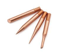 Panne Fer à Souder - Lot de 4 Pointes en Cuivre Pur 99,99% | Filetage M4 pressé - Durables et Résistantes à la chaleur - Compatibles avec Parkside, LUX, ZD, Niteo