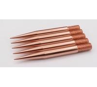Panne Fer à Souder - Lot de 5 Pointes en Cuivre Pur 99,99% | Filetage M4 - Forme Précise - Sans revêtement - Compatibles avec Parkside, LUX, ZD, Niteo - Extra Durables