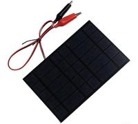 Panneau 2.5W 5V Polycristallin Compact Panneau 2.5W 5V Polycristallin | 2.5W pour puissance, 5V tension, conversion pour efficace, électronique, charge stable