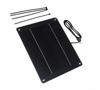 Panneau 21x17cm Monocristallin pour Signalisation Panneau 21x17cm | Compatible 9V-12V, pour caméras extérieur, éclairage LED, signalisation routière, robuste