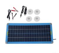 Panneau 30W Silicium Polycristallin pour robuste Panneau 30W | 30W pour puissance élevée, 12V tension stable, silicium polycristallin, charge rapide pour voiture marine camping