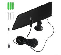 Panneau 6W pour Extérieur avec Câble 5M Long Panneau 6W pour(Black) | Matériau , résistance UV, conception compacte 205x140mm, installation discrite mur