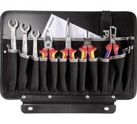 Panneau à double face pour coffret à outils, de couleur noire, avec compartiments à encoches
