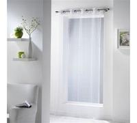 Panneau a oeillets 140 x 240 cm voile fine resille 11070 Blanc Douceur d'Intérieur Blanc G