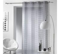Douceur d'Intérieur – Rideau voilage Candide 140x240 cm Gris
