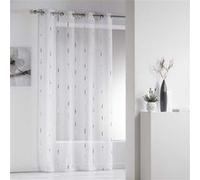 Rideau Voilage Chenilla 140x260cm Gris