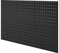 Panneau à outils PAULA, 1200 x 600 x 10 mm, All Black : noir