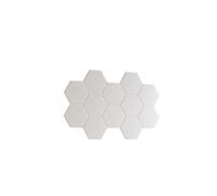 Panneau Acoustique Hexagonal Panneaux acoustiques hexagonaux | 3 modèles d'autocollants for le traitement des murs du studio à domicile(12 pcs)