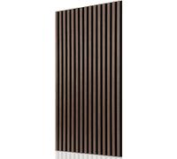 Panneau acoustique mural, dimensions 120x60x2,1 cm, lot de 4, couleur noyer
