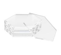 Panneau Acrylique Hexagonal 10 Pièces pour Peinture DIY
