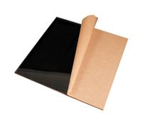 Panneau acrylique noir, feuille réfléchissante noire de 10Mm d'épaisseur et 20Cm large for les projets bricolage, panneaux, la peinture le présentoir(20 * 60cm)