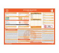 Panneau affichage obligatoire - Plus de 50 salariés - Vinyle A3