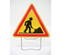 PANNEAU AK5 TRAVAUX 700MM T1 NADIA SIGNALISATION - PTRI700GALPS1AK5