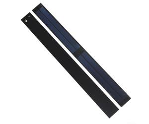 Panneau Amorphe Ultra-Mince 37.5cm Léger Panneau Amorphe Ultra-Mince | Sortie 0.6W, tension 6V, pour idéal lampes LED, feux signalisation, systèmes domestiques basse consommation