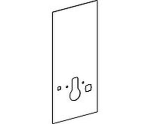 Panneau avant Geberit 242663SI1 114cm, verre blanc , pour module sanitaire Monolith