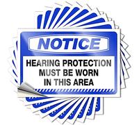 Panneau Avis de Protection Auditive Must Be Worn in This Area, Man Cave Wall