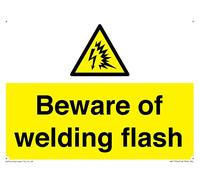 Panneau « Beware of welding Flash » - 200 x 150 mm - A5L