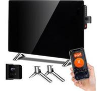Panneau chauffant en verre infrarouge MCE536 Maclean WiFi LED avec télécommande 600W noir noir G