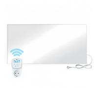 Panneau chauffant infrarouge - Chauffage électrique mural - 1050 W - Thermostat - Silencieux - Économe en énergie - Technologie au graphène - Prise européenne