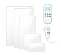 Panneau Chauffant Infrarouge Graphène Mural - Thermostat, IP54, Silencieux, 62x62 cm - Chauffage Sain et Économique