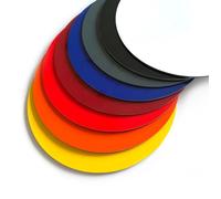 Panneau Composite Aluminium Couleur 3 mm Rond NoirDiamètre 50 mm Diamètre 50 mm
