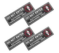 Panneau D’interdiction D’entrée Non Autorisée, Zone Privée | PVC Adhésif, Finition Mate Anti-reflet, Lecture à Distance, Pose sur Murs et Portes en Bois