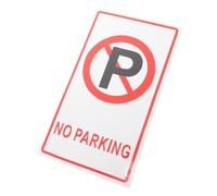 Panneau D’interdiction de Stationner en Aluminium pour Circulation Routière | Panneau « Stationnement Interdit » Centre Commercial, Usage Privé, Signalisation Solide en Tôle D’aluminium