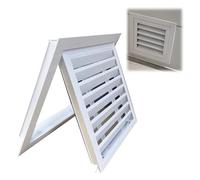 Panneau d'accès à persiennes pour cloison sèche - Porte de plafond et murale dissimulée avec couvercle d'aération de dissipation de la chaleur, 12x16in / 300 x 400 mm pour une installation et un accès