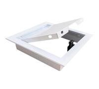 Panneau d'accès avec porte, trappe d'inspection en métal 26 × 26 pouces/32 × 32 pouces pour plafond de cloison sèche, couvercle de trou de service électrique et de plomberie blanc(14x14in/36x36cm)