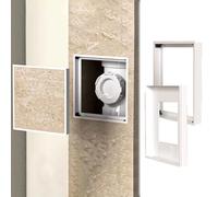 Panneau d'accès caché pour cloison sèche - Trappe d'inspection de 150 x 150 mm à 500 x 600 mm - Couvercle mural amovible en aluminium (250 x 180 mm) pour un entretien facile