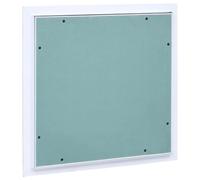 Panneau d'Accès Cadre en Aluminium Plaque de Plâtre 300x300 mm | Trappe d'inspection, porte de révision, loquets à ressort, surface sans poignée, compteurs gaz eau électricité,