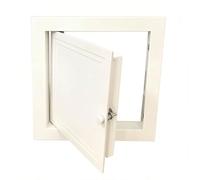 Panneau d'accès de 12,7 à 91,4 cm for cloisons sèches, porte de panneau d'accès avec poignée verrouillable, couvercle de trou réparation blanc for plafond/mur(11x16in)