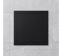 Panneau d'accès en aluminium 200 x 200 mm, 300 x 300 mm, 400 x 400 mm - Trappe de plafond à pousser pour plomberie et accès au grenier - Options blanc et noir - Design durable et élégant