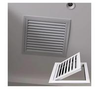 Panneau d'accès en aluminium durable for murs - Couvercle d'aération à persiennes avec dispositif for une installation facile(25x25cm)