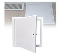 Panneau d'accès en aluminium, Panneau d'accès en aluminium verrouillable, dimensions sur mesure for plomberie, chauffage et cloisons sèches(40x40cm/15.7x15.7in)